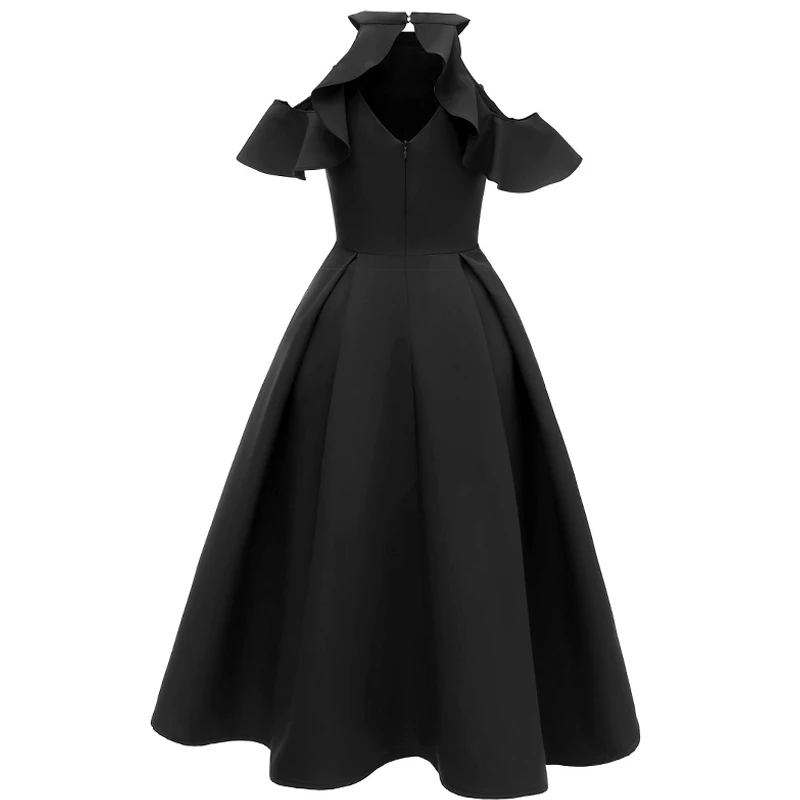 Elegant Ladies Wedding Party Group Banquet dress banquet feast sexy shoulder-hung dinner vestidos de fiesta | Свадьбы и торжества