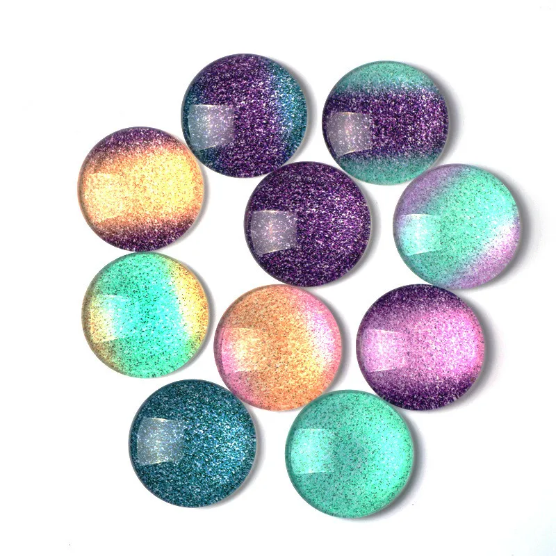 Микс Стиль Красочные Bling Star 10 мм 12 14 18 20 25 30 фото Круглое стекло кабошон