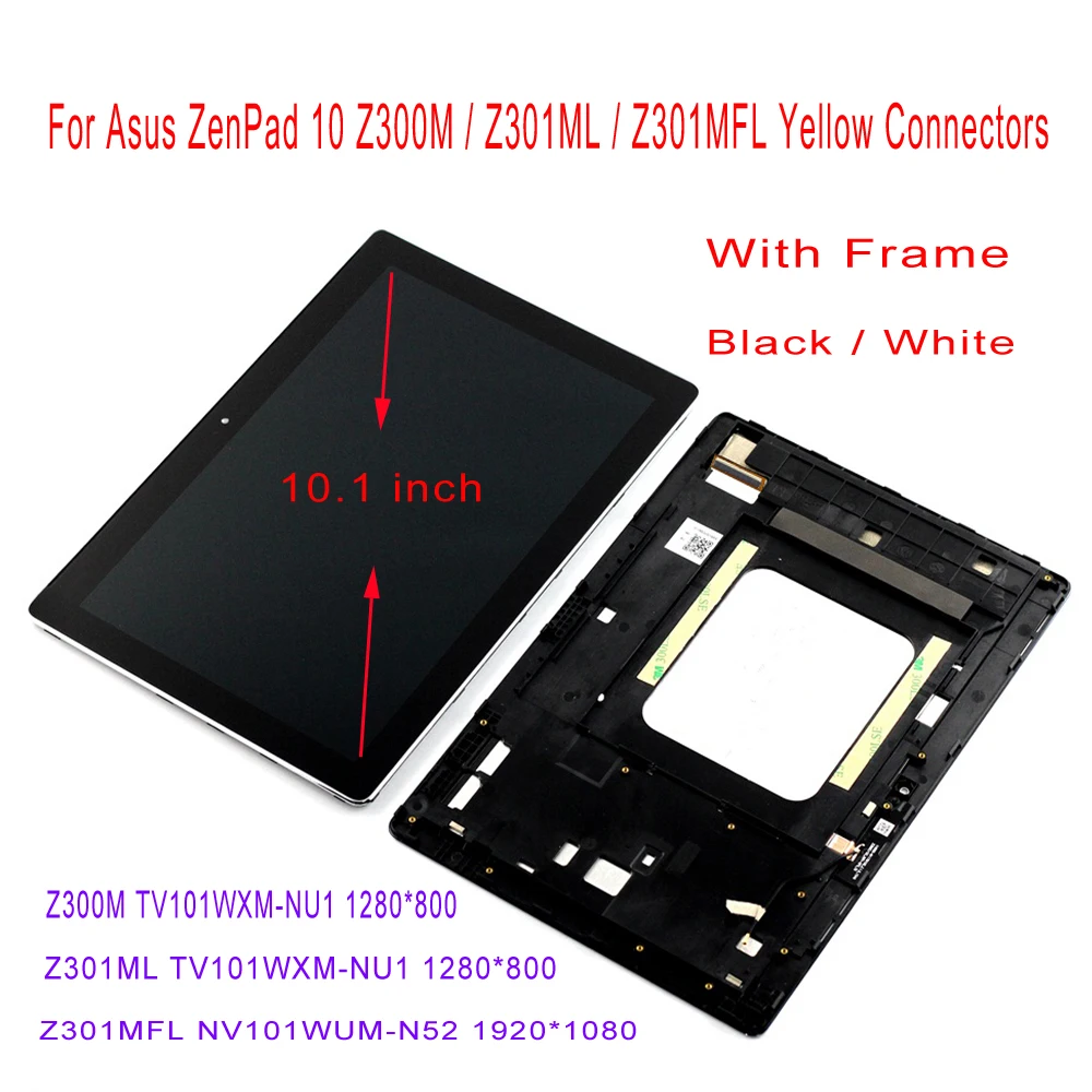 ЖК дисплей AAA Z300M P00C Z300C Z301MFL ML P00L Z300CNL P01T для Asus Zenpad 10 сенсорный экран в сборе с