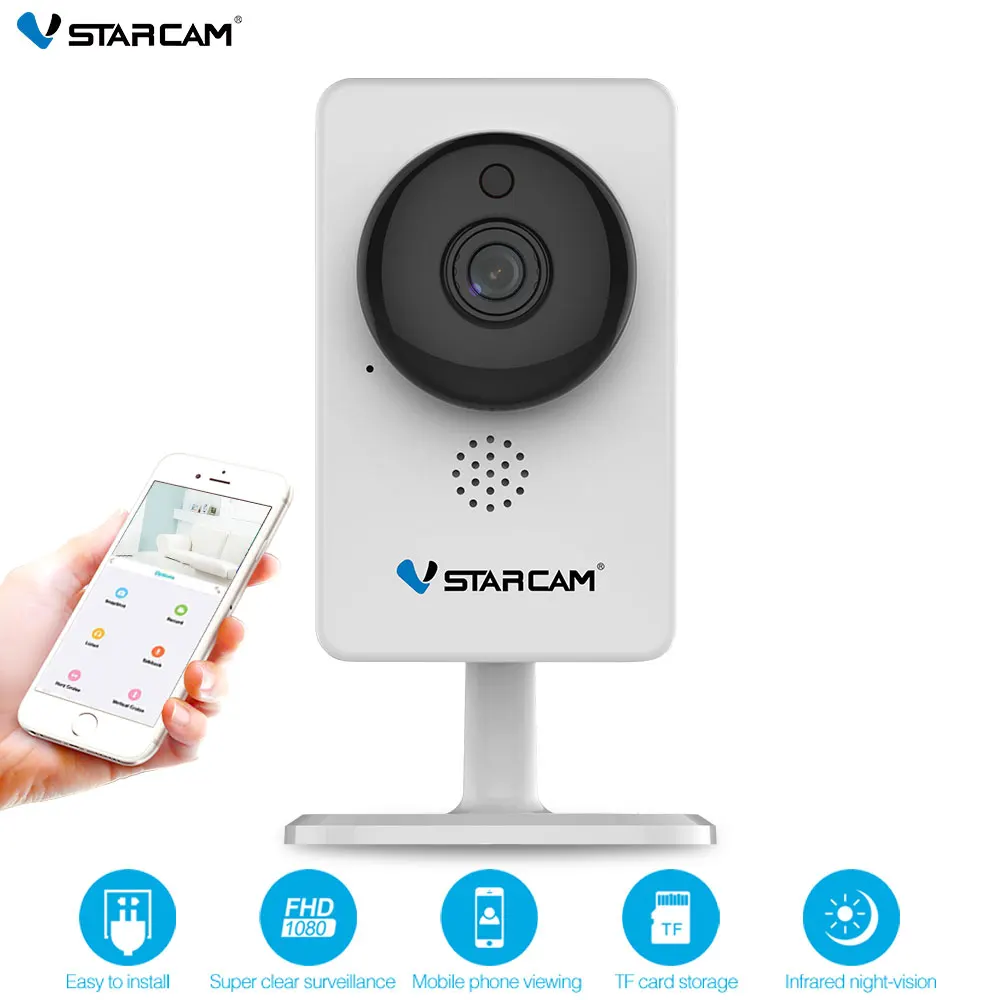 VStarcam IP камера C92S 1080 P Wifi мини Infrarood Nachtzicht Motion Alarm видео монитор|Камеры