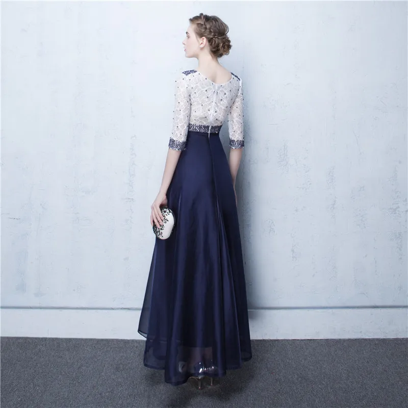 Women Dress Evening Vestido Longo De Festa 2020 Cheap Party Dresses Elegant Floor Length Prom with Sleeves | Свадьбы и торжества