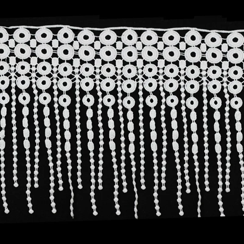 14 ярдов вышитая кружевная ткань венецианская скрапбукинг отделка украшение