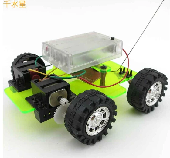 F17925 DIY двойной двигатель четыре пульта дистанционного управления автомобиль
