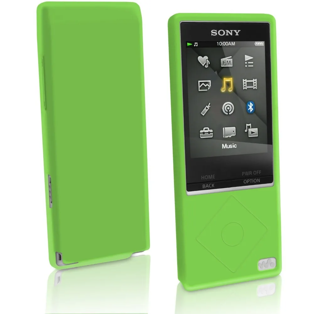 Для sony MP3 Walkman NWZ A15 A17 A25 A16 A27 резиновый гелевый кожаный чехол бампер с силиконовый