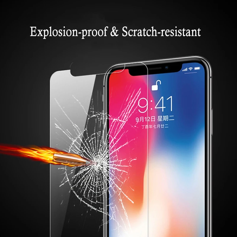Защита экрана для iPhone 7 защита стекла 5 4 8X6 Plus закаленное стекло 6plus Защитная