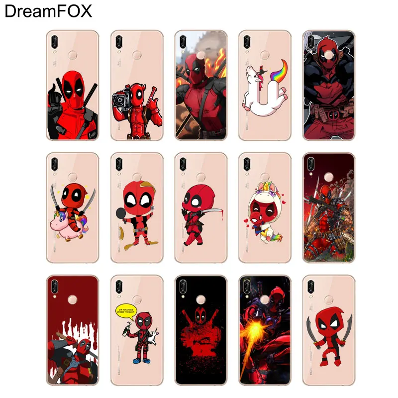 DREAMFOX N013 фильма Дэдпул рубашки симпатичные из мягкого ТПУ силиконовый чехол для