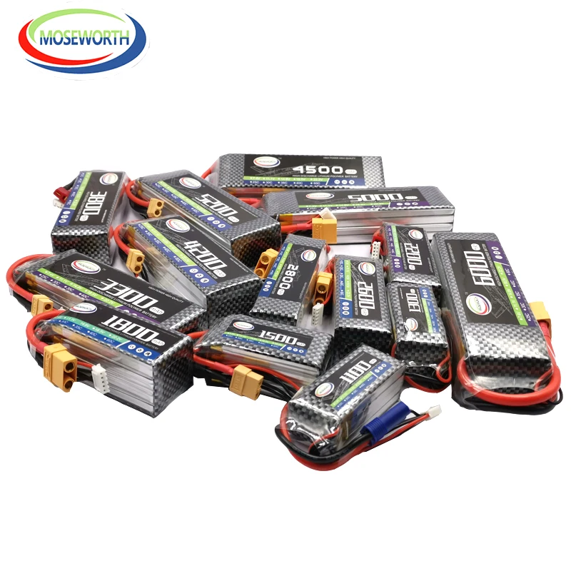 5s RC LiPo батарея 18 5 v 1500mAh 25C для вертолета автомобиля лодка Квадрокоптер