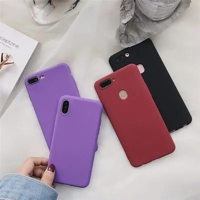 Чехол для Huawei P Smart Case 360 Защита Мягкие силиконовые Матовые чехлы телефонов Капа