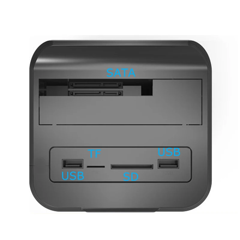 HDD WiFi Docking Station 1 bay Max 8TB Hard Disk Wireless Control App For Android Ios Support 2.5'' 3.5 SATA Hard Disk USB3.0