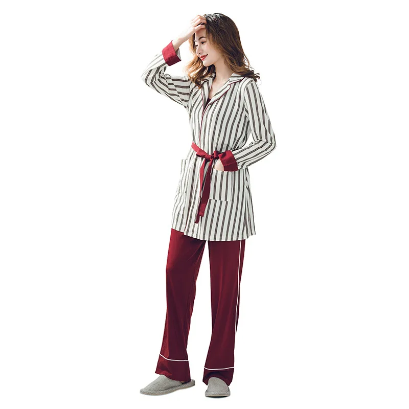 

3 Pcs/Set Cotton Maternity Sleepwear Nursing Nightgown Breastfeeding Pajamas Are Pregnant Clothes Pregnancy Pyjama