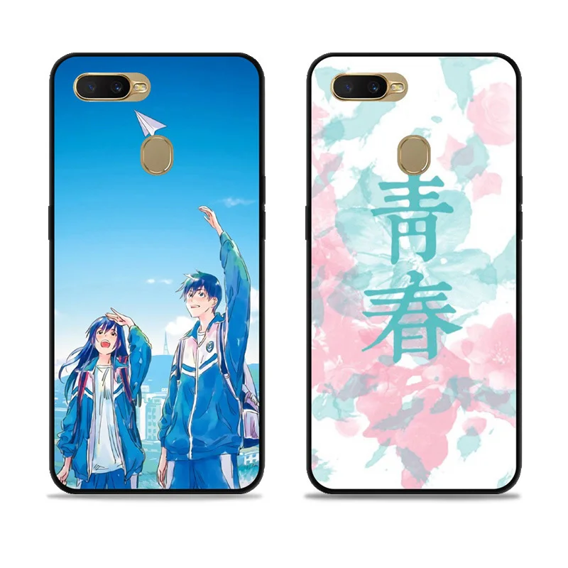 Чехол для Oppo A7 чехол s Coque OppoA7 в кампусном стиле Мягкая силиконовая задняя крышка с