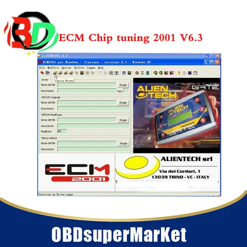 Чип для тюнинга ECM 2001 V6.3 с 11500 драйверами, программное обеспечение для чиптунинга ECM с онлайн-доставкой