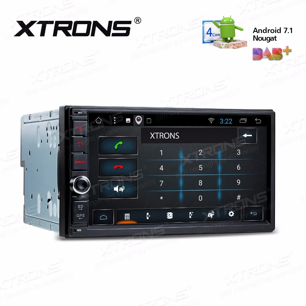 XTRONS 7 дюймов Android 1 радио в тире Универсальный Автомобильный Стерео Авторадио