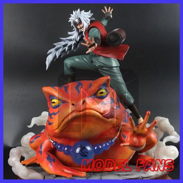 Модельные Поклонники в наличии NARUTO Jiraiya и Gama Bunta GK статуя из смолы для