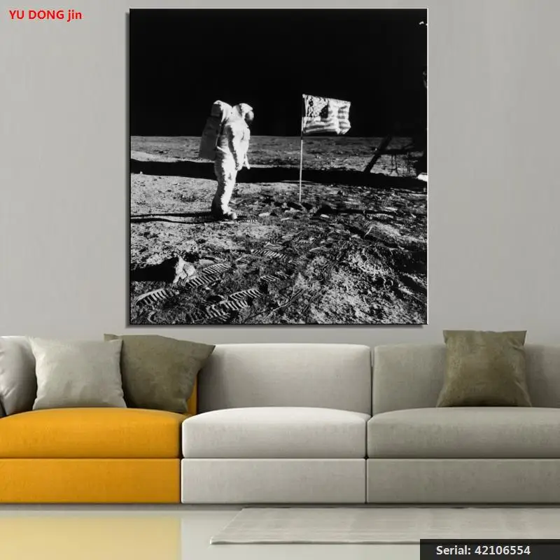 The moon портрет классическая картина маслом Рисование Искусство спрей без рамки