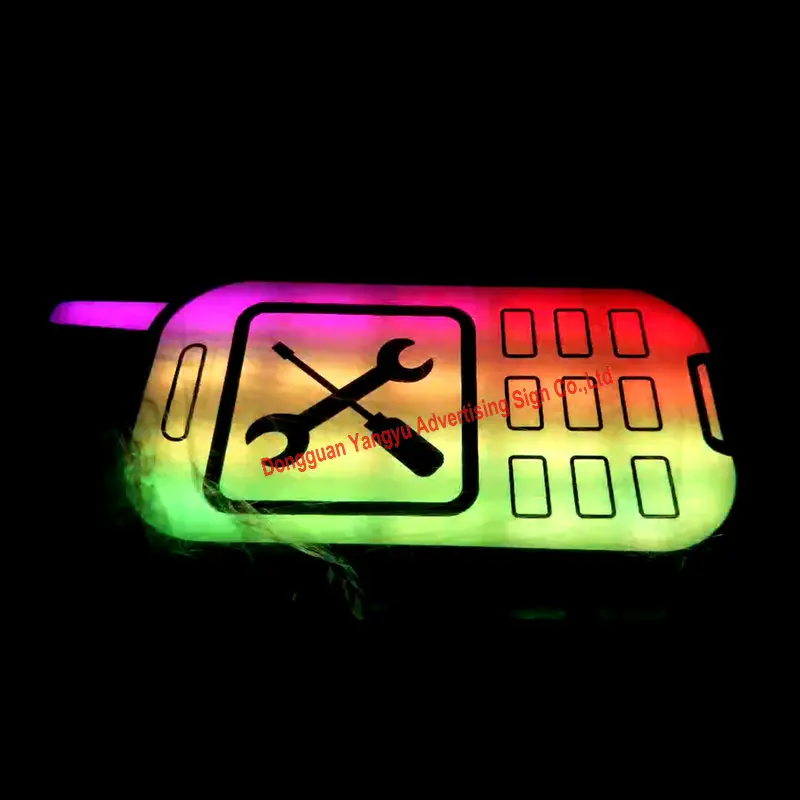 

Outdoor custom 3D RGB Mobile phone shop sign boards led letters