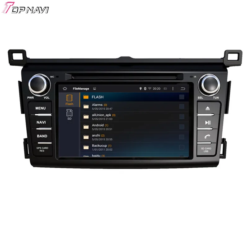 Topnavi 7 ''Восьмиядерный 2 Гб RAM Android 6 0 Автомобильный Радио Стерео GPS для TOYOTA RAV4 2013