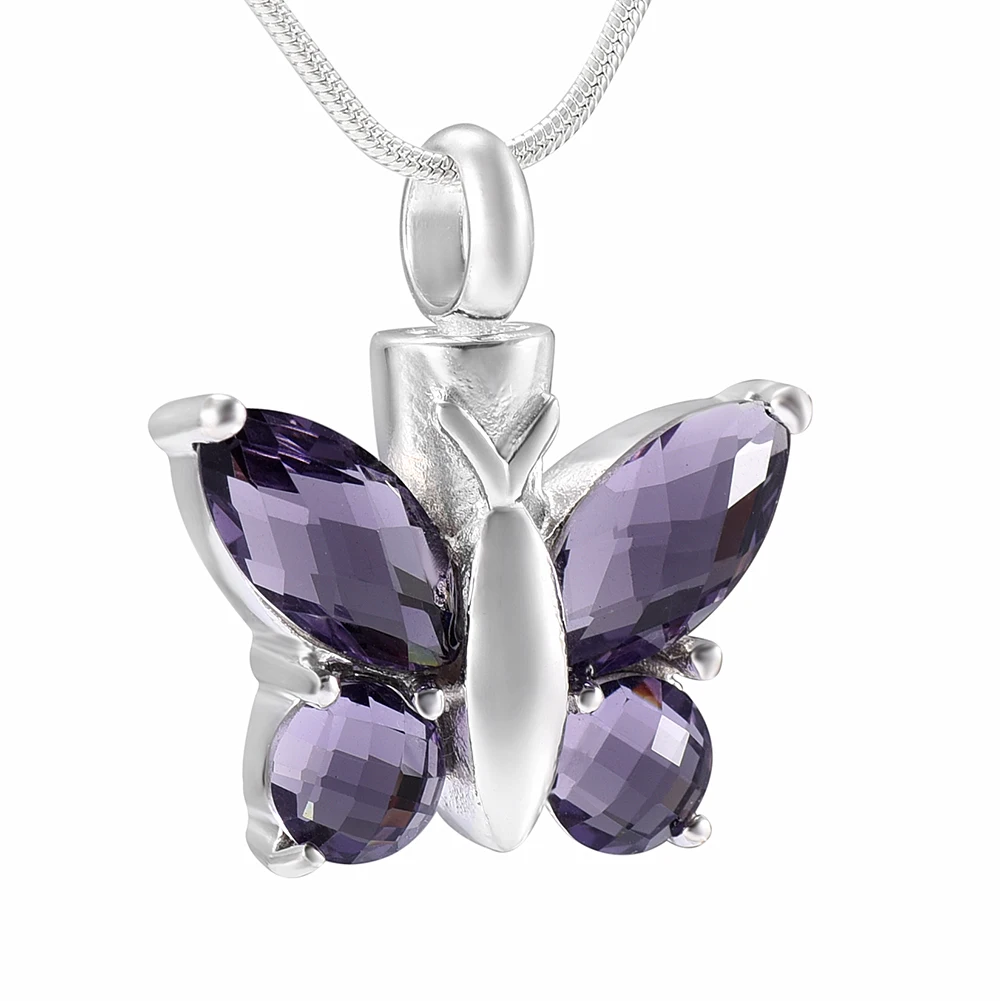 Урна бабочка для золы хрустальные урны хранения животных памятное ожерелье