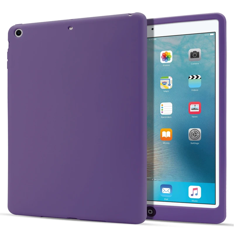 Простой безопасный умный Силиконовый противоударный чехол для iPad Air2 9 7 дюйма Slilm