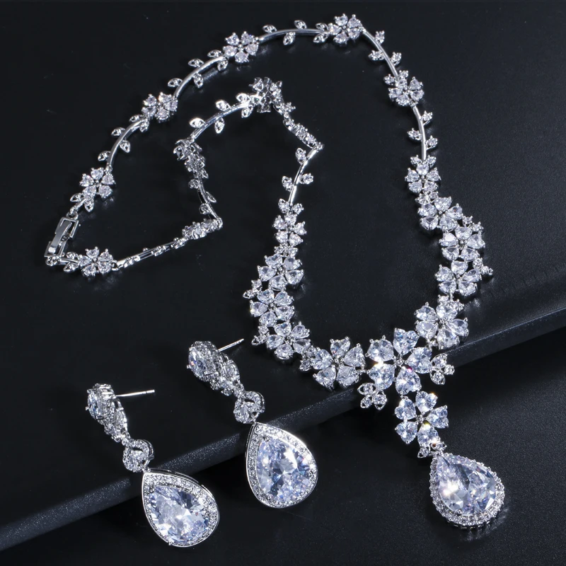 CWWZircons Роскошные африканские женские свадебные вечерние ювелирные изделия