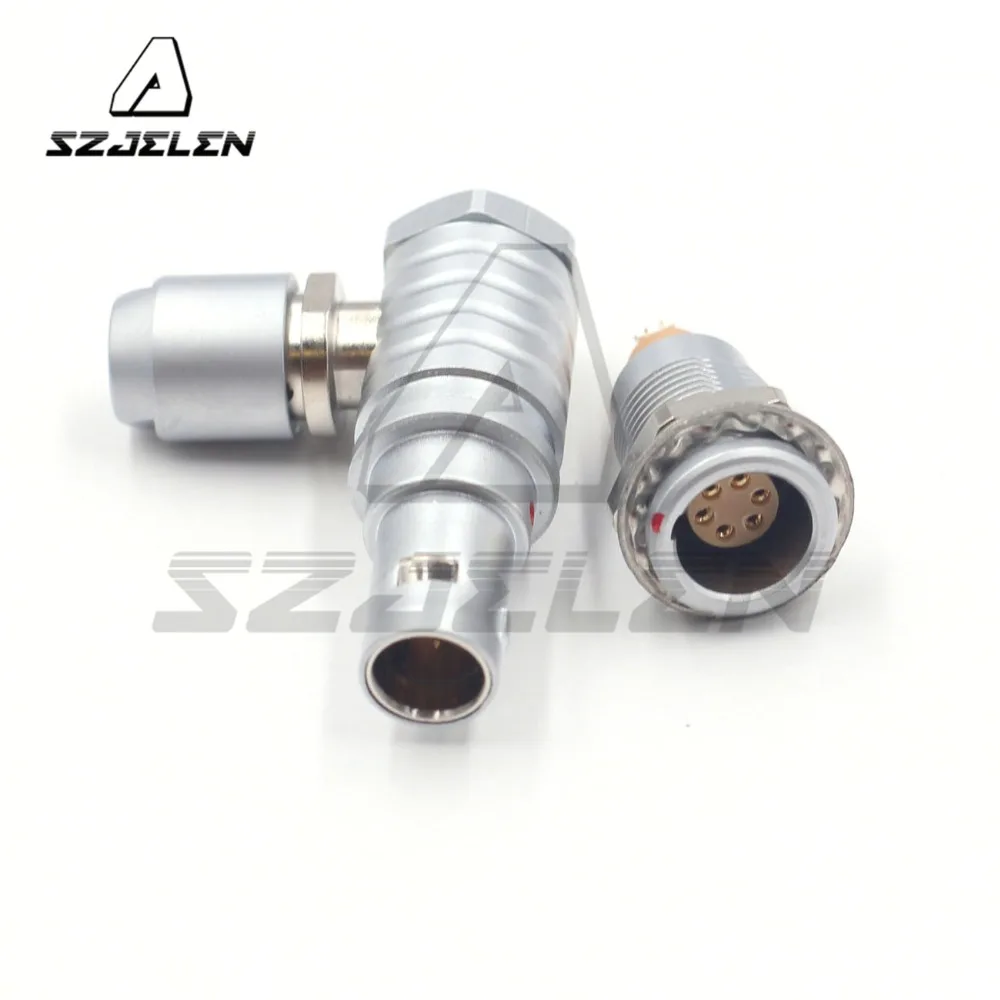 Прямой угол 0B 6Pin Push-Pull разъем FHG/яйцо Автоматизация электрическое оборудование