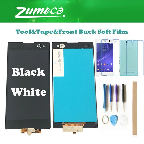 Высококачественный ЖК экран для Sony Xperia C3 D2533 D2502 + сенсорный дигитайзер в сборе 2