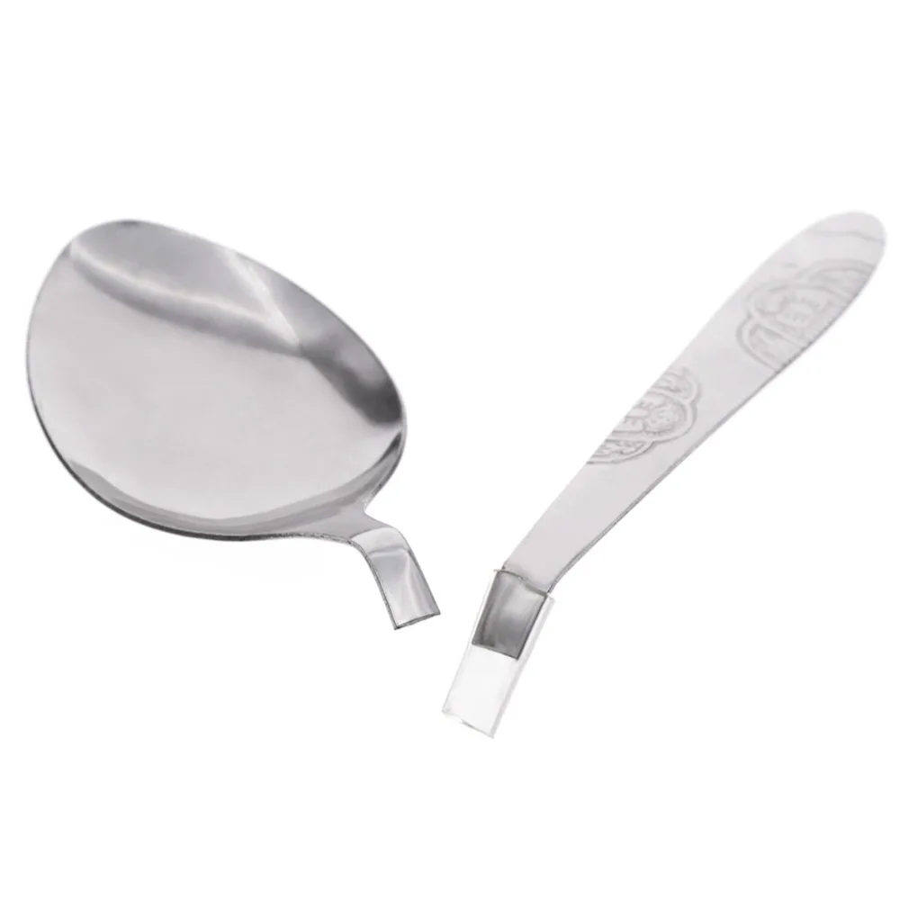 Новый стиль 2 шт металлический ум высокого качества сгибающаяся ложка карты