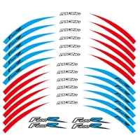 a set of 12pcs high quality motorcycle wheel decals waterproof reflective stickers rim stripes for bmw f800r f800r