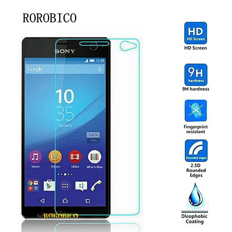ROROBICO закаленное стекло для Sony Xperia C4 E5303 E5306 E5353 защитная пленка 9H жесткая