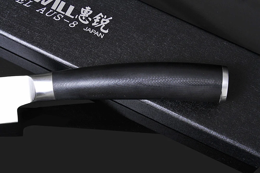 6 &quotяпонский кухонный функциональный нож из нержавеющей стали с AUS 8