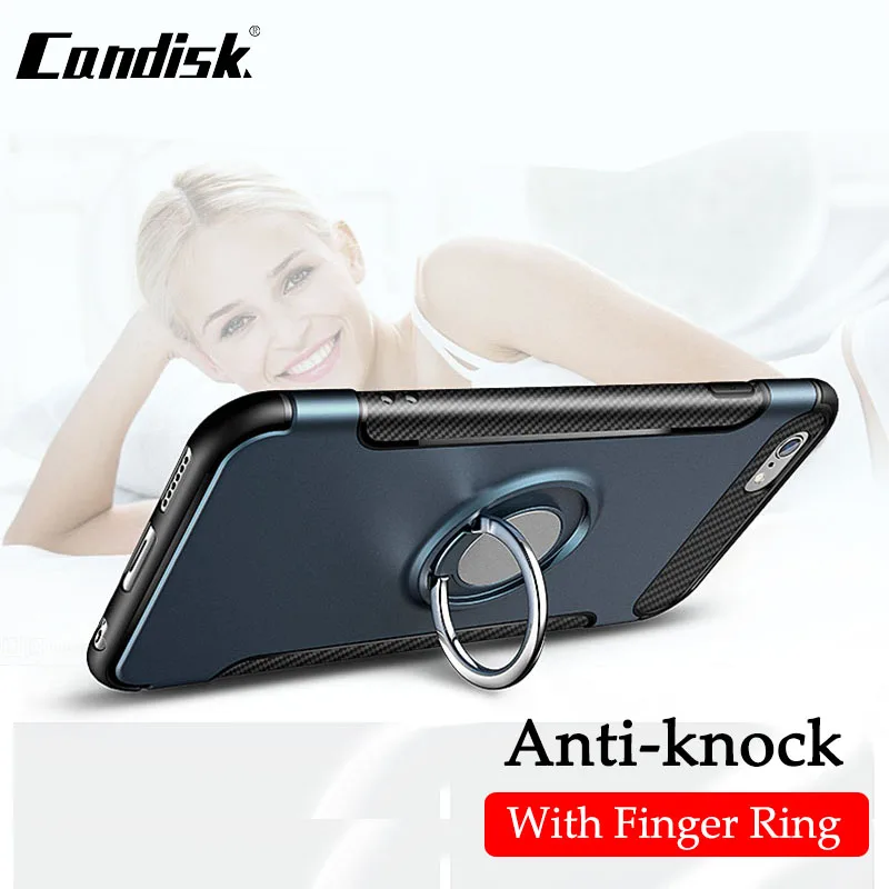 Heavy Duty Protection Anti-knock kickstand Bumper For iPhone X XS Metallic Mobile phone bags Fitted Cases With Finger Ring | Мобильные