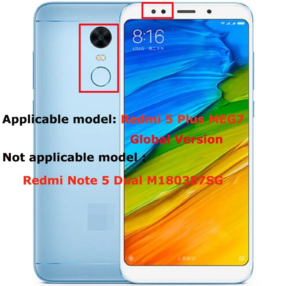 Shyueda качественный IPS AAA + для Xiaomi Redmi 5 Plus MEG7 глобальная версия 6 "Новый ЖК дисплей