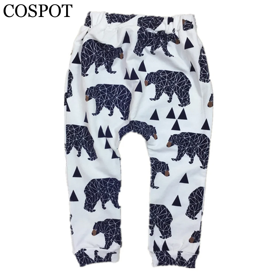 COSPOT/штаны с рисунком для маленьких мальчиков осенние штаны шаровары и девочек