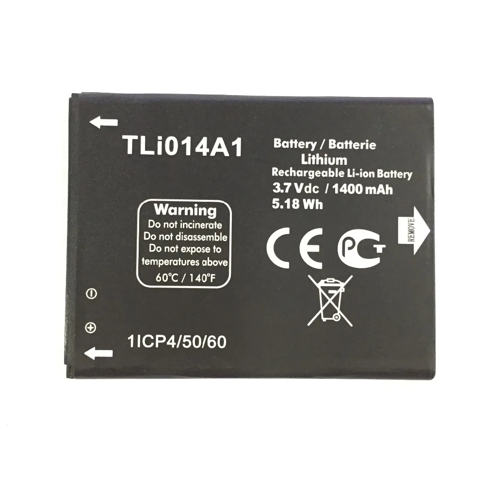 Mllse 3 7 V 1400MAH Tli014A1 запасная батарея для Alcatel ONE TOUCH 4012 OT 4012A FIRE 5020 мобильного