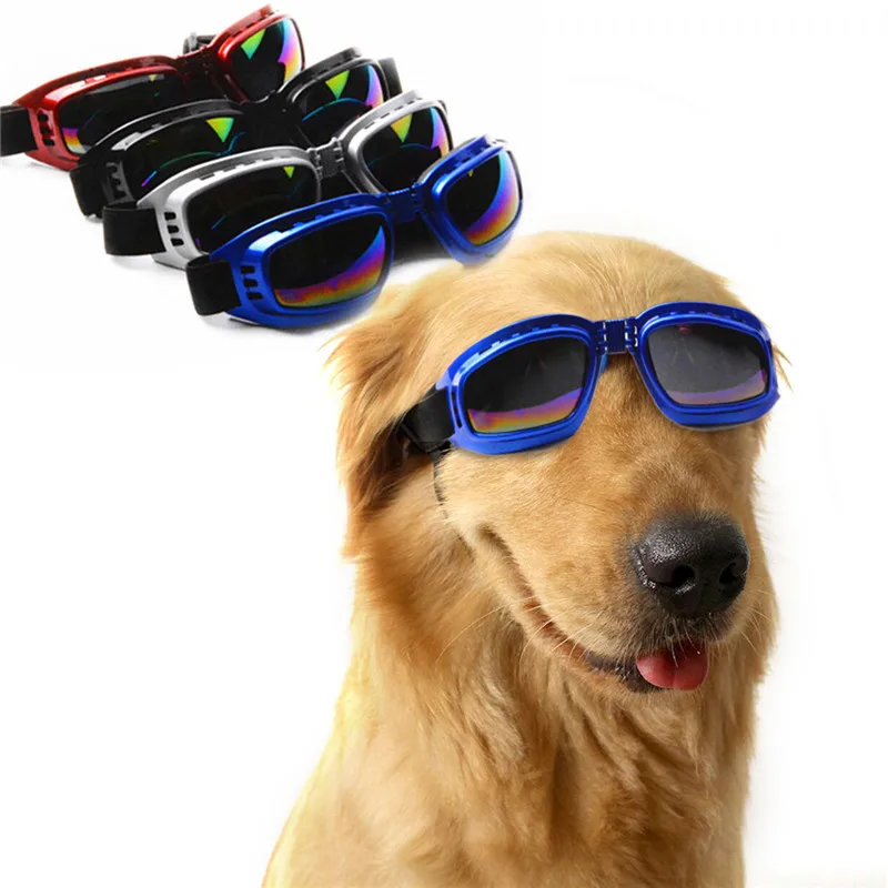 Модные солнцезащитные очки для домашних животных собак ветрозащитные маленьких