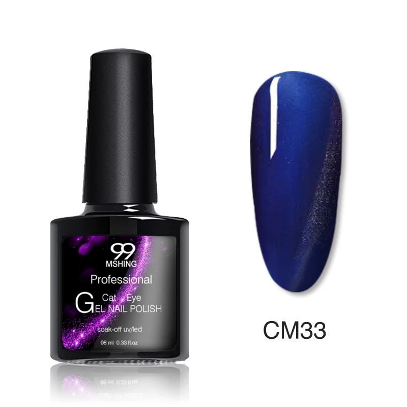 CM33 Mshing99 3D кошачий глаз Гель-лак для ногтей vernis Полупостоянный УФ-лак для маникюрный гель для ногтей праймер верхнее покрытие Гель-лак - Цвет: CM33