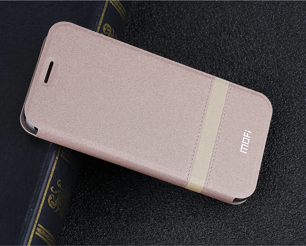 MOFi флип-чехол для huawei Honor 10, чехол для Honor10, силиконовый мягкий ТПУ чехол из искусственной кожи, чехол-книжка, тонкий Чехол