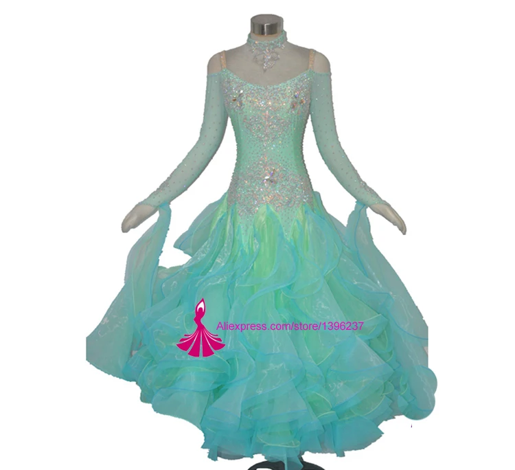 Бальные соревнования платье для взрослых высокое качество Вальс Танго