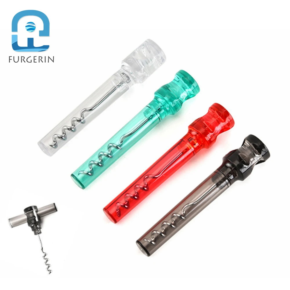 

FURGERIN Corkscrew Wine Opener transparent creative cork screw wine bottle opener Bottle Openers Accessories Kitchen Gadget 2018