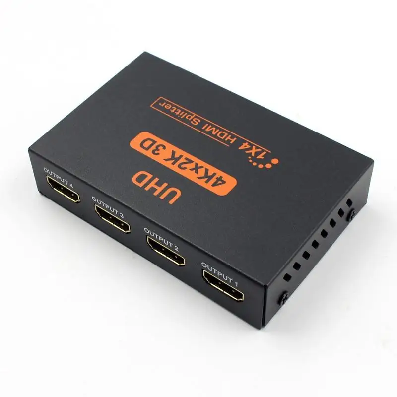 EastVita UHD 3D 4K * 2K Full HD 1080p 1X4 HDMI Сплиттер 4 Порты концентратор усилитель повторителя