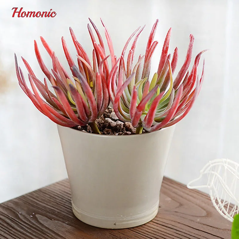 Пластичный сочные Foral листья поддельные моделирование папоротника искусства