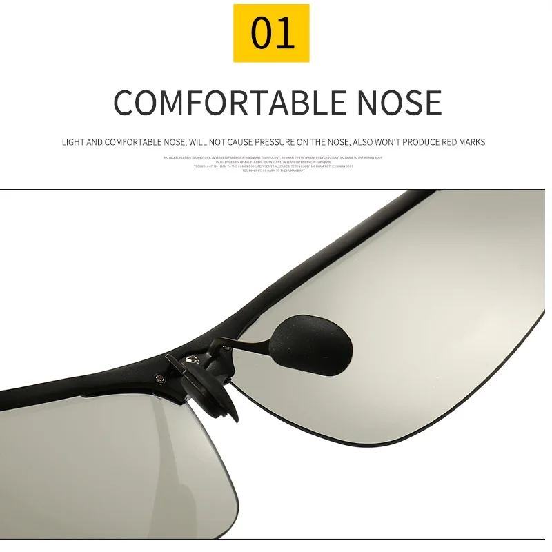 Мужские солнцезащитные очки для вождения Классические фотохромные