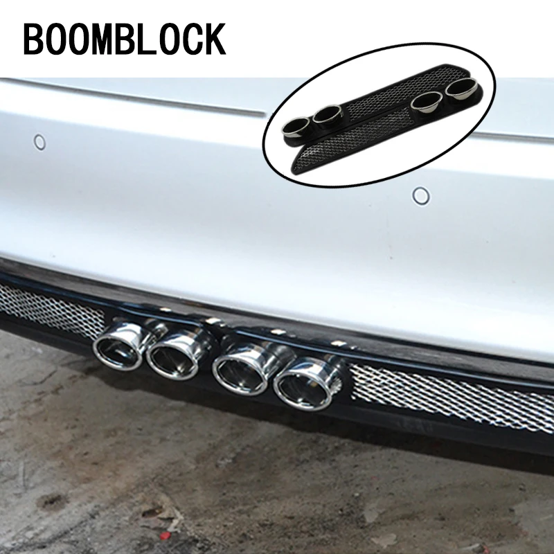 Автомобильная выхлопная наклейка на трубу BOOMBLOCK 3D крутая углеродная для Ford focus 2 3