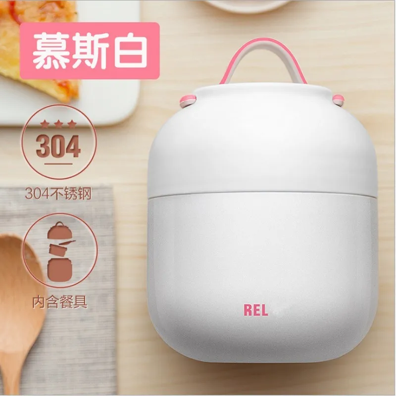 500ML 18/8 Hot Food Warmer Stainless Steel Vacuum Insulated Thermos with Bag Green Color Container for Kids gift | Дом и сад