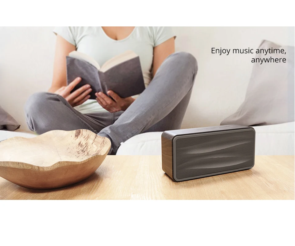 Divoom ONBET 500, Беспроводная Bluetooth колонка, Ретро стиль, антикварная, HiFi, для дома, высокая мощность, для улицы, сабвуфер, под дерево, звук, 3d, объемный