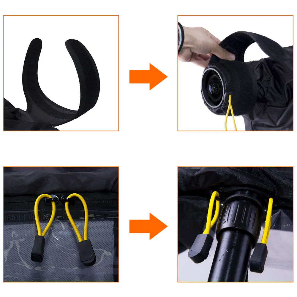 fusitu Professional Rainproof Protector Dustproof  DLSR Camera Rain Cover Soft Bag for Canon Nikon Sony Pendax Camera And Lens