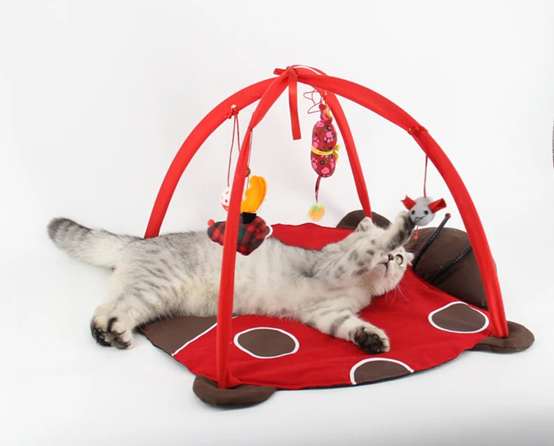 Кошечка для кошек Игровая палатка игрушки подвижных игр кошечка одеяло домашняя