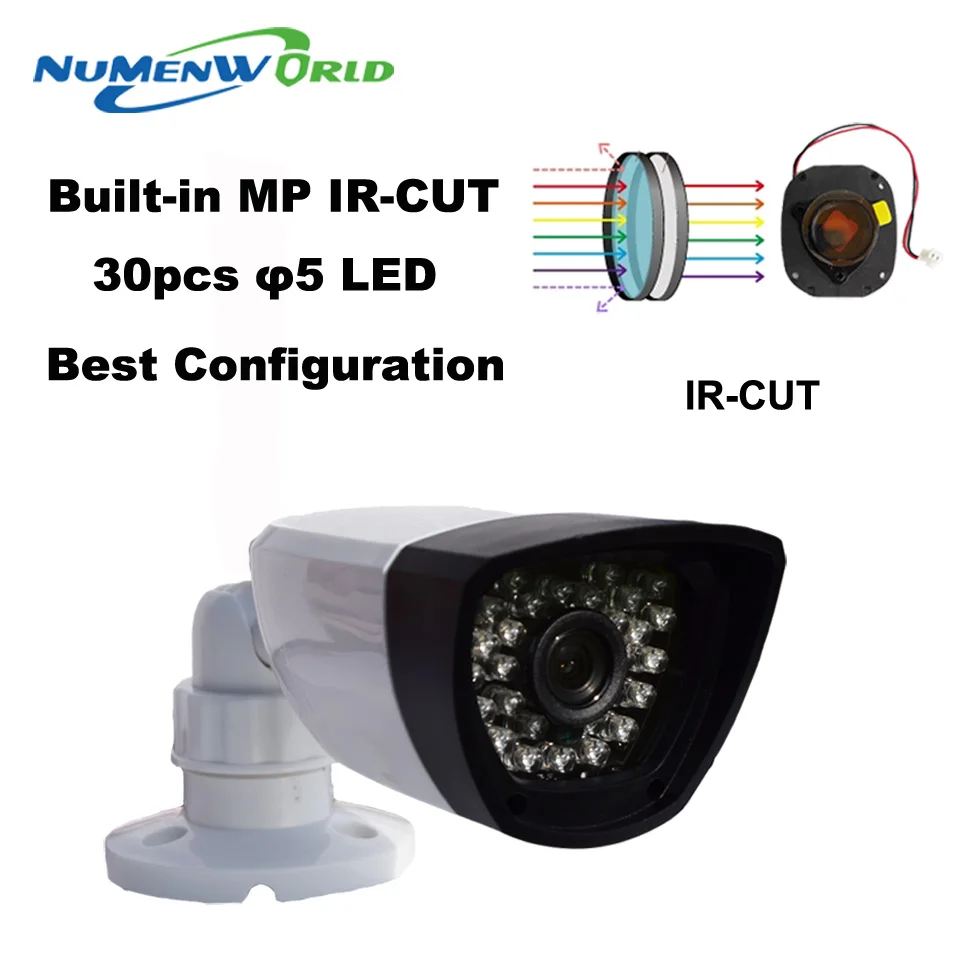 Камера видеонаблюдения HD 3000TVL CCTV для дома дневное/ночное видение 2.0MP AHD