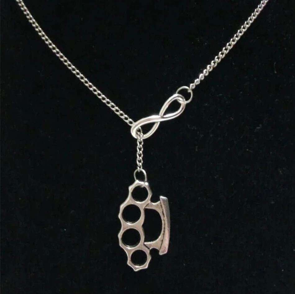 Лидер продаж 50 см новинка винтажное ожерелье с подвеской 8 подвесок на удачу из