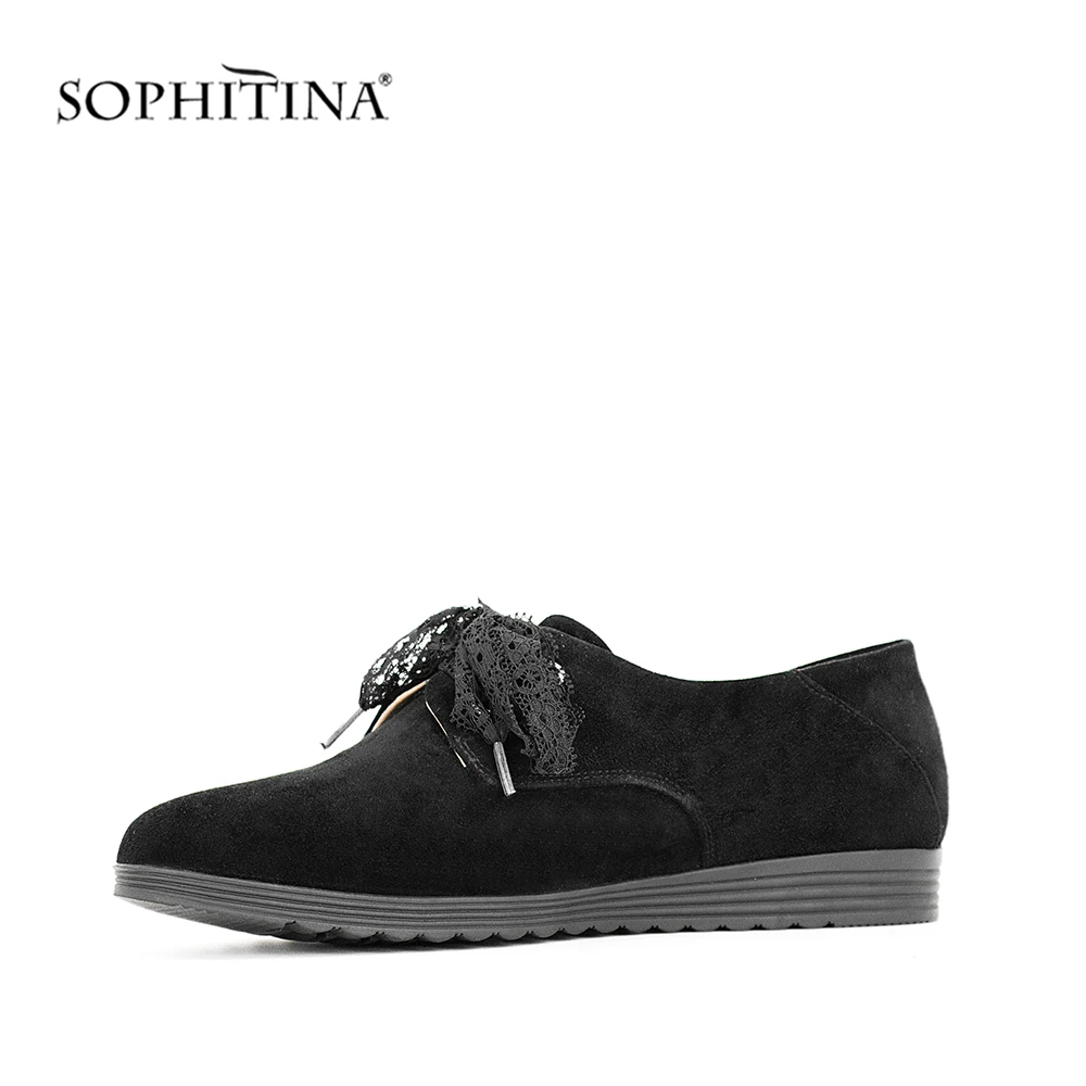 SOPHITINA/удобные женские классические туфли на плоской подошве Высококачественная